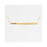 Mas Animo Hidden Affirmation Message Necklace In Gold Finish by My Focus Jewelry